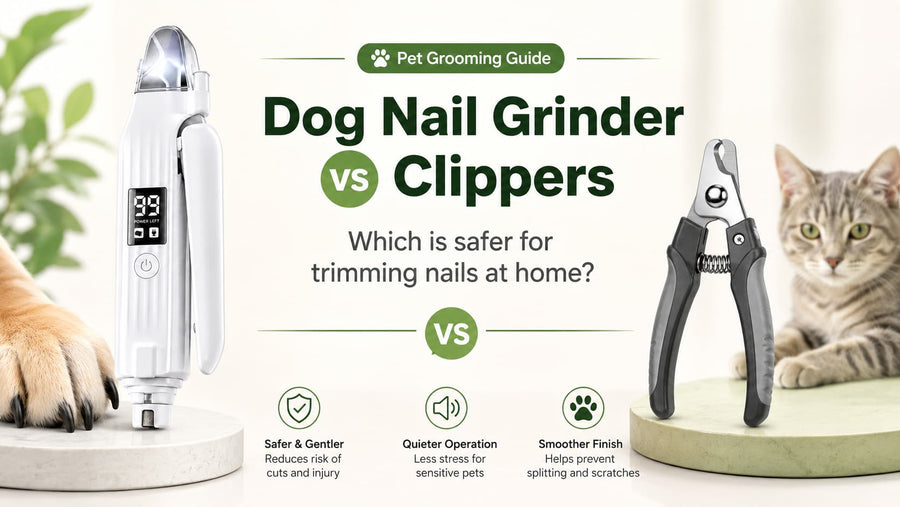 Dog Nail Grinder vs Clippers: Which Is Safer for Trimming Nails at Home?