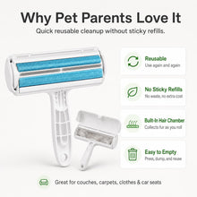 Reusable Pet Hair Remover Roller for Couch, Carpet & Car Seats