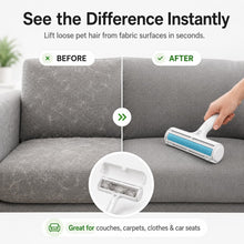 Reusable Pet Hair Remover Roller for Couch, Carpet & Car Seats