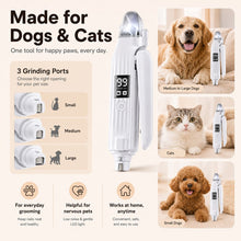 2-in-1 LED Pet Nail Grinder & Trimmer for Dogs & Cats