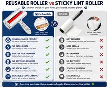 Reusable Pet Hair Remover Roller for Couch, Carpet & Car Seats