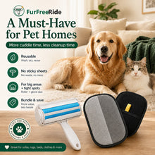 2-in-1 Pet Hair Remover Set – Roller + Glove for Sofa, Car & Clothing