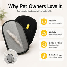 Portable Pet Hair Remover Glove for Clothes, Sofas & Car Seats