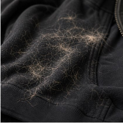 Pet hair stuck to clothes