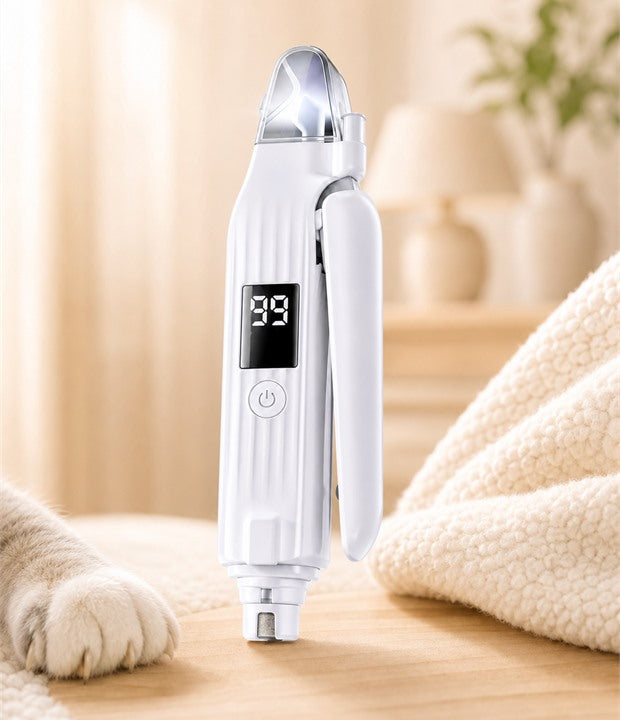 2-in-1 LED pet nail grinder