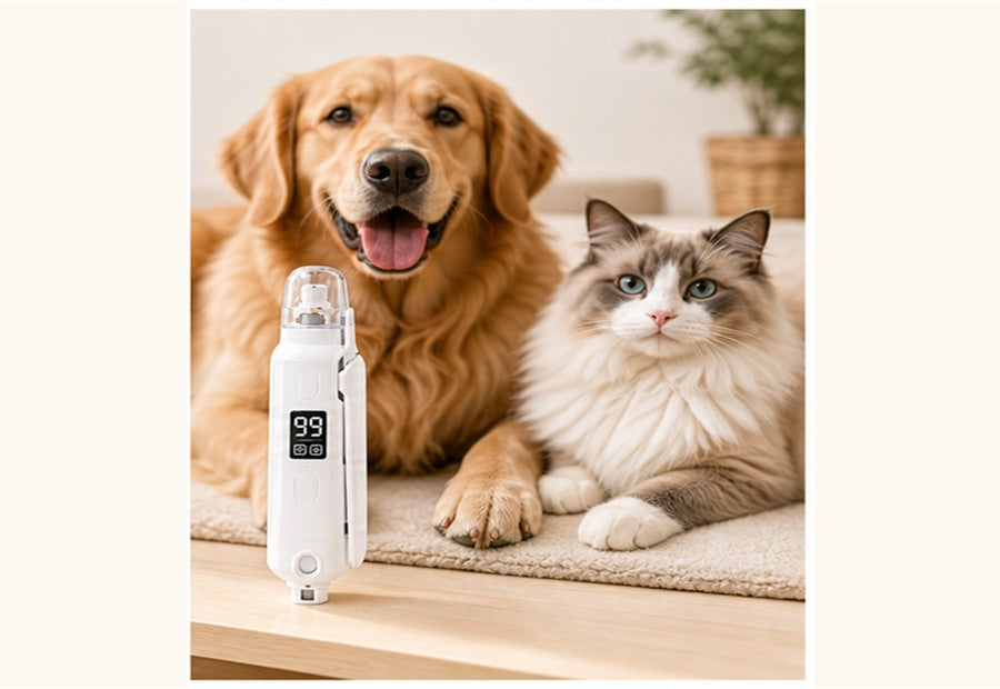 Reward a happy dog and cat after grooming