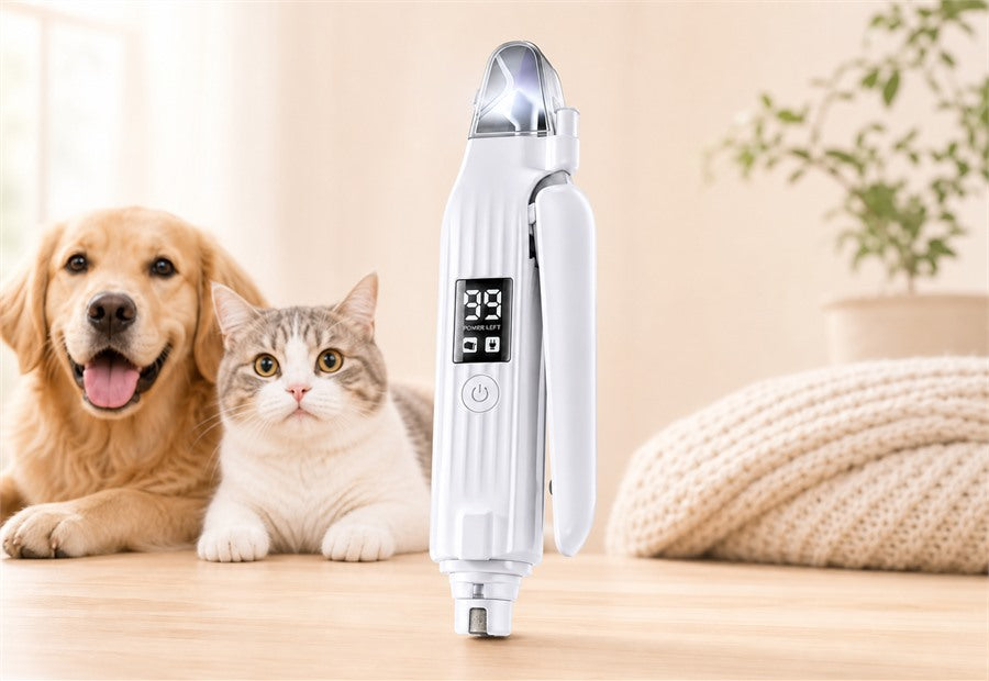 2-in-1 LED pet nail grinder product detail